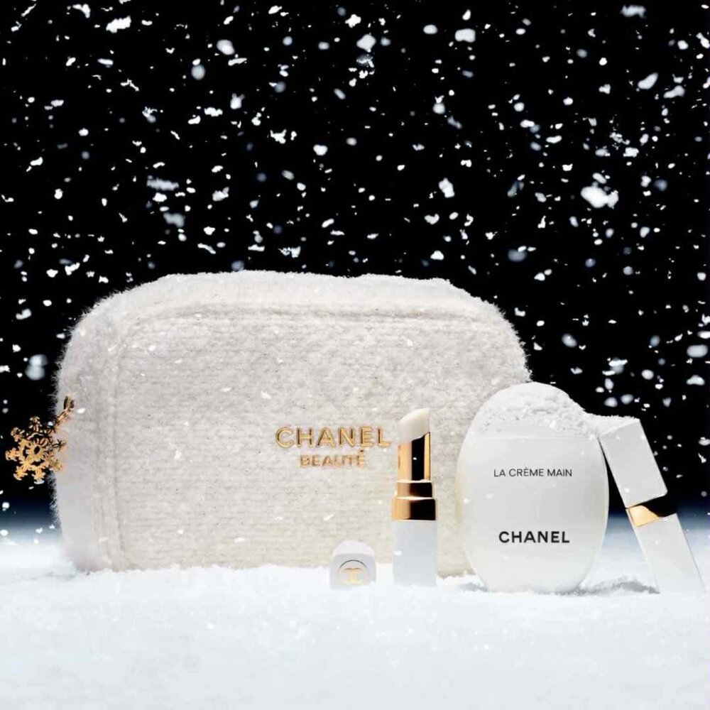 GWP CH@NEL BEAUTE POUCH IN WHITE (POUCH ONLY)